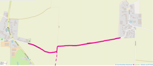 Stra&szlig;ensperrung Gollendorf - Sulsdorf